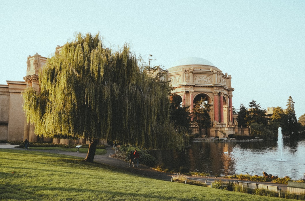 The Palace of Fine Arts.