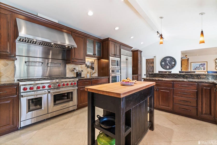 Kitchen of 208 El Molino Drive, a Clayton, CA luxury home